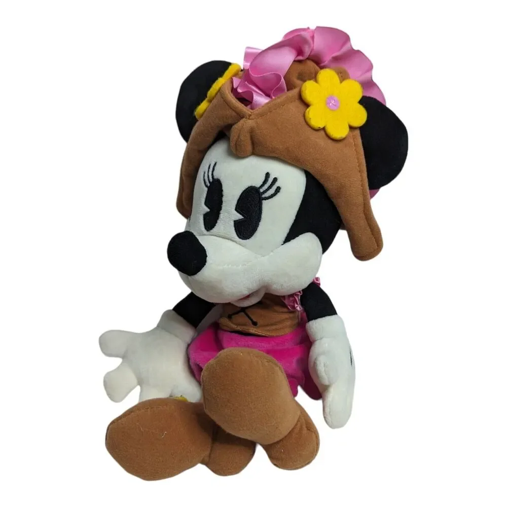 Disney Parks‎ Pirates of the Caribbean Minnie Mouse 13in Pink Plush Stuffed Doll